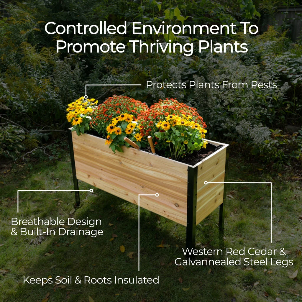 18" x 72" Planter Box - 24" TALL / Select Grade - Image 5